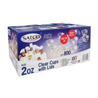 MICRO CONTAINER & LIDS 2oz SATCO [800 pcs]