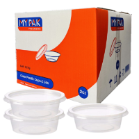 CLEAR PLASTIC CUPS & LIDS 2oz [800 PCS]