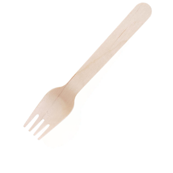 WOODEN FORK 5\" [1000 pcs]