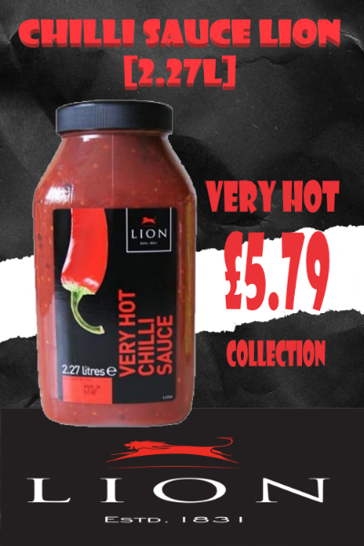 VERY HOT CHILLI SAUCE LION [2.27Kg]