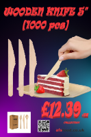 WOODEN KNIFE 5" [1000 pcs]