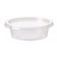 CLEAR PLASTIC CUPS & LIDS 2oz [800 PCS]