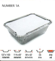 ALUMINIUM CONTAINER 1A [1000 PCS]