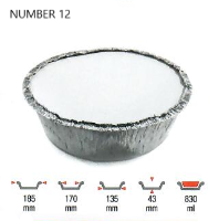 ALUMINIUM CONTAINER 12A [200 PCS]