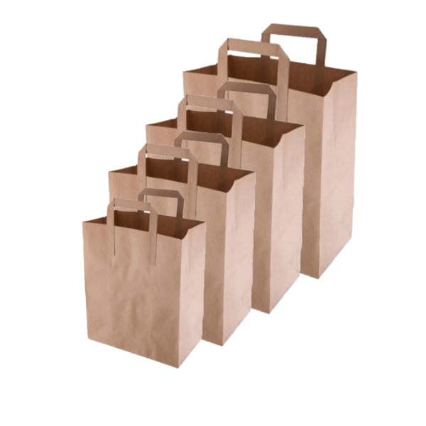 BROWN PAPER CARRIER X - LARGE [250 PCS]