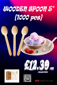 WOODEN SPOON 5" [1000 pcs]