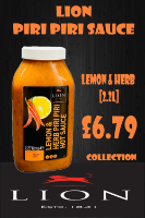 PIRI PIRI SAUCE - LEMON & HERB [2.2L]