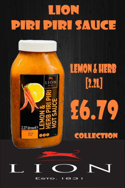 PIRI PIRI SAUCE - LEMON & HERB [2.2L]