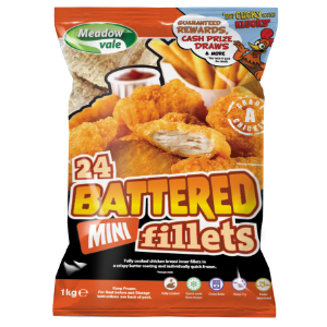 CHICKEN INNER FILLET MEDOW VALE BATTERED  [1Kg] *H