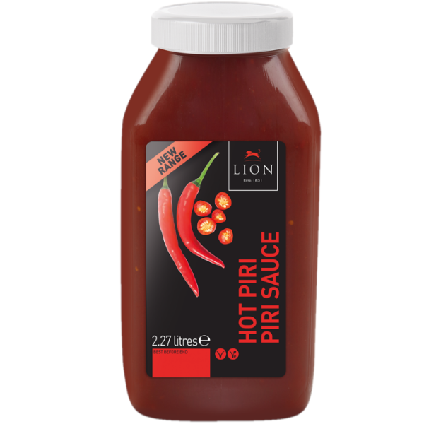 PIRI PIRI SAUCE - HOT - LION [2.27Kg]