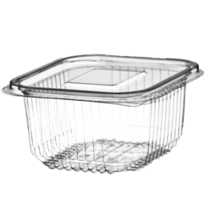 HINGED SALAD CONTAINER 375cc [50 PCS]