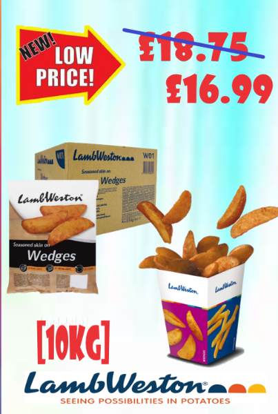 POTATO WEDGES LAMB WESTON [10Kg] W01