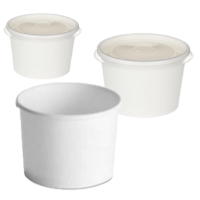 PAPER CONTAINER 4oz WHITE - [1000pcs]