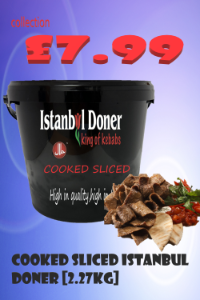 COOKED SLICED ISTANBUL DONER [2.27Kg] *H