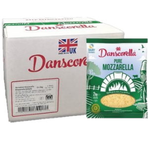 ** PIZZA CHEESE DANSCORELLA 100% MOZZ [6X2kg]