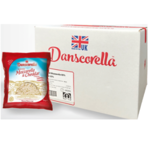 ** PIZZA CHEESE - DANSCORELLA 80/20 [6 X 2 Kg]