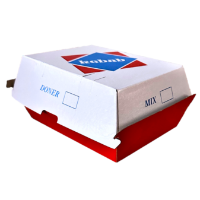 TAKEAWAY LARGE KEBAB BOX WHITE No 10 [200 pcs]